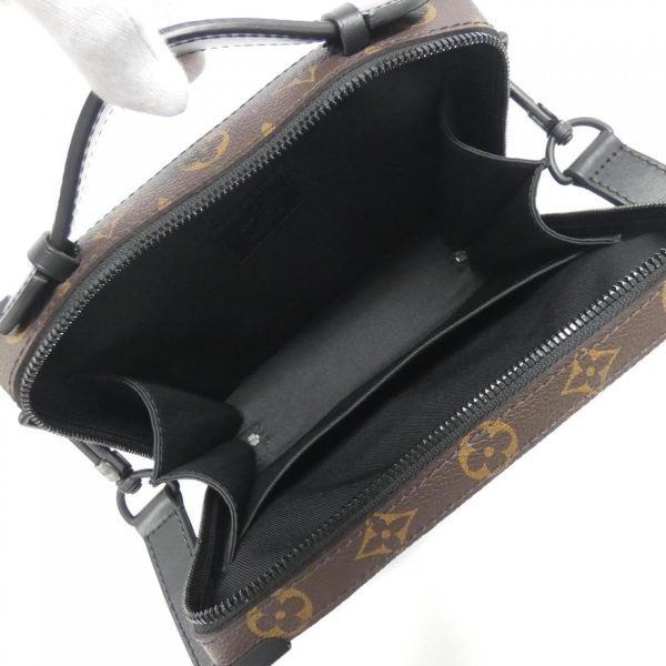 2600062042147 7 b Louis Vuitton Monogram Macassar Handle Soft Trunk Shoulder Bag Brown