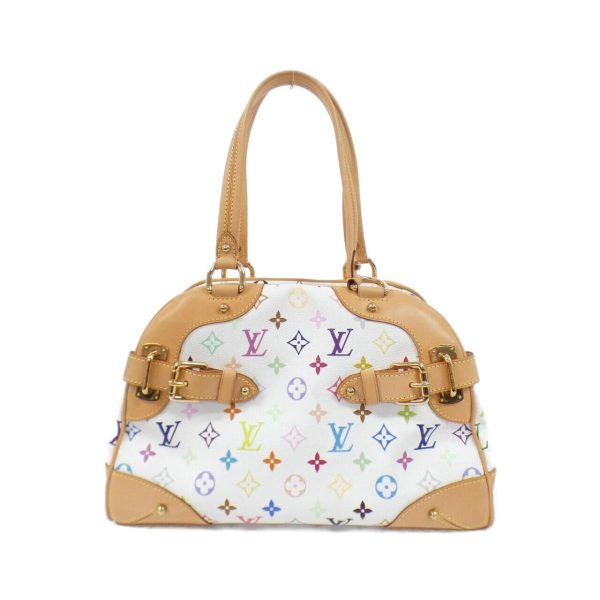 2600064937229 1 b Louis Vuitton Multicolore Claudia Shoulder Bag Small Canvas White