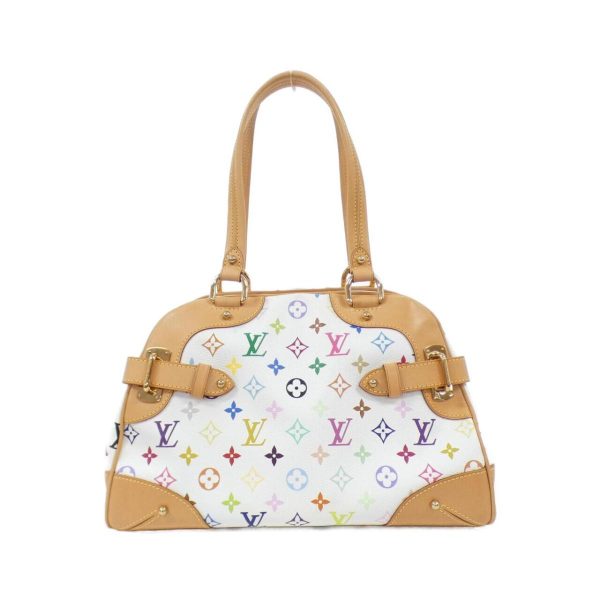 2600064937229 2 b Louis Vuitton Multicolore Claudia Shoulder Bag Small Canvas White