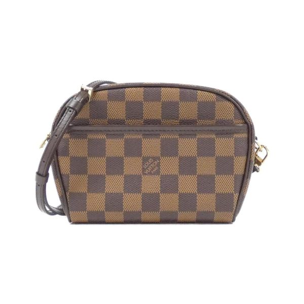 2600065230565 1 b Louis Vuitton Damier Pochette Ipanema Small Canvas Shoulder Bag Brown