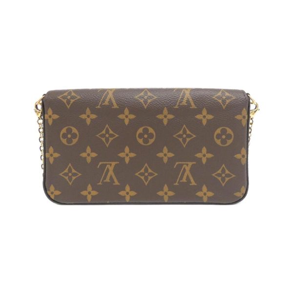 2600065507438 2 b Louis Vuitton Monogram Pochette Felicie Shoulder Bag Brown