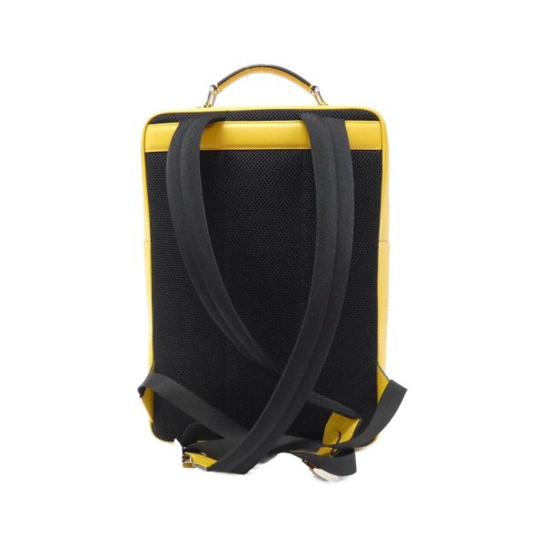 2600065542217 2 b Fendi Rucksack Backpack Calfskin Yellow