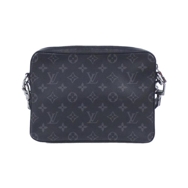 2600065633199 2 b Louis Vuitton Monogram Eclipse Reverse Trio Messenger Small Canvas Shoulder Bag Black