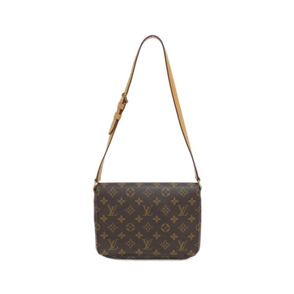 2600065636381 1 b Louis Vuitton Monogram Musette Tango Small Canvas Shoulder Bag Brown