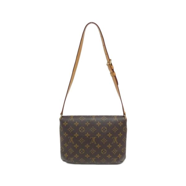 2600065636381 2 b Louis Vuitton Monogram Musette Tango Small Canvas Shoulder Bag Brown