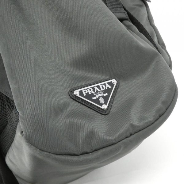 2600066363880 4 b Prada Rucksack Backpack Tessuto Montagna Piombo