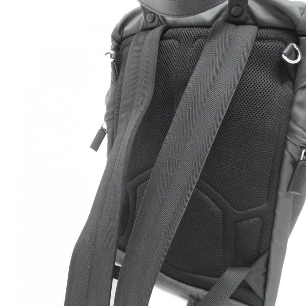 2600066363880 6 b Prada Rucksack Backpack Tessuto Montagna Piombo