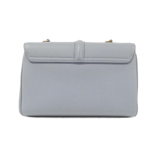 2600066947394 2 b Celine Teen Soft 16 Small Leather Shoulder Bag Ice Blue