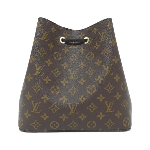 2600066953999 2 b Louis Vuitton Monogram Neo Noe Medium Monogram Canvas Shoulder Bag Black