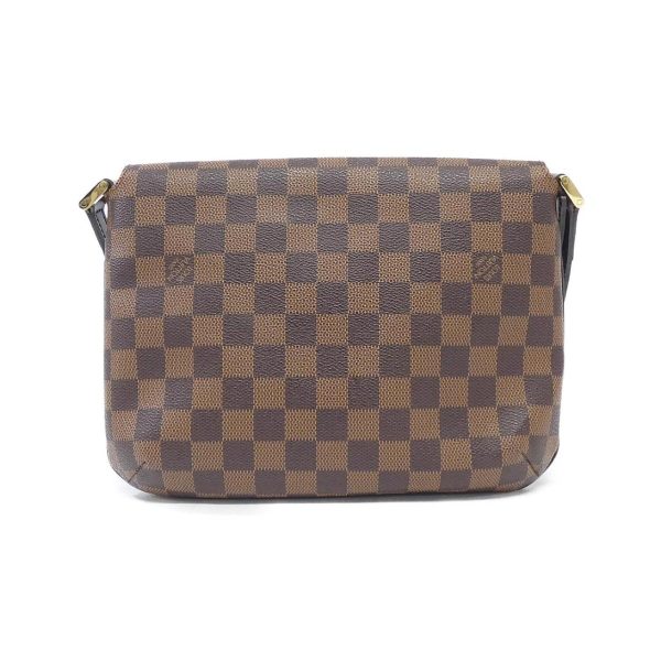 2600069039713 2 b Louis Vuitton Damier Ebene Musette Tango Small Canvas Shoulder Bag Brown