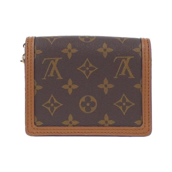 2600069172946 2 b Louis Vuitton Monogram Reverse Pico Dauphine Small Leather Shoulder Bag Brown