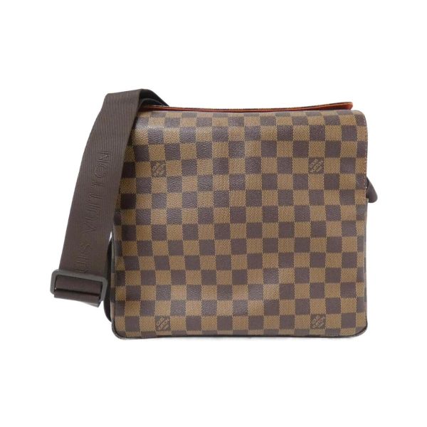 2600069203787 1 b Louis Vuitton Damier Naviglio Shoulder Bag Brown