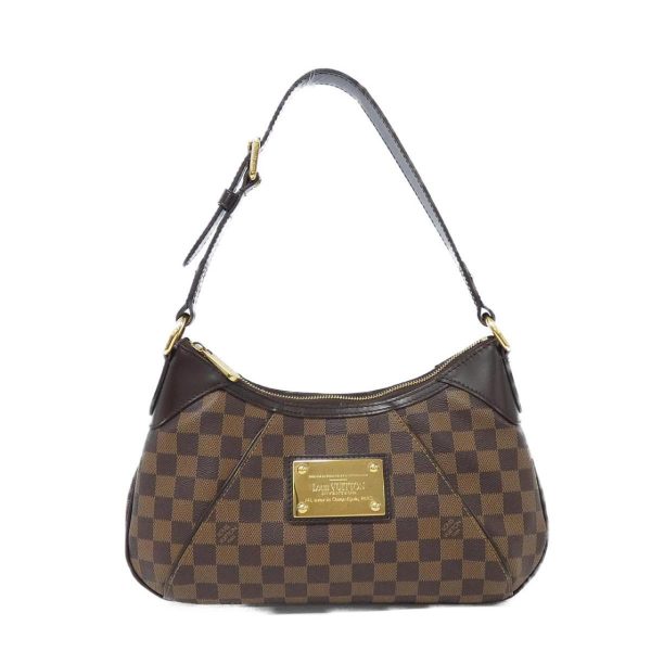 2600069459467 1 b Louis Vuitton Damier Thames PM Shoulder Bag Brown