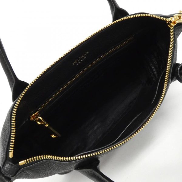 2600069498039 8 b Prada Bag Vitdaino Nero Gold Hardware