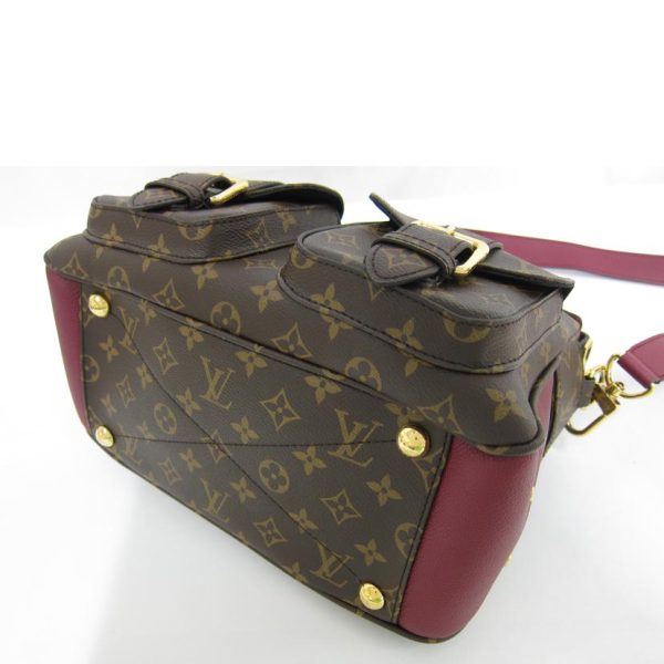 26422 5 Louis Vuitton Manhattan Shoulder Bag Brown