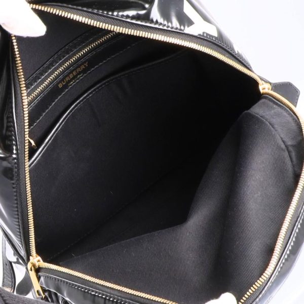 26452 5 Burberry Logo Backpack Leather Black