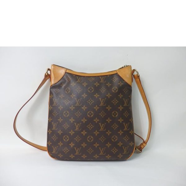 26460 2 Louis Vuitton Odeon MM Shoulder Bag Brown