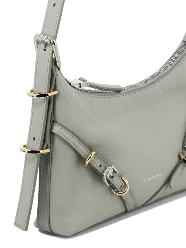 266ccb3161debbc vi 4 Givenchy Gray Mini Voyou Crossbody Bag