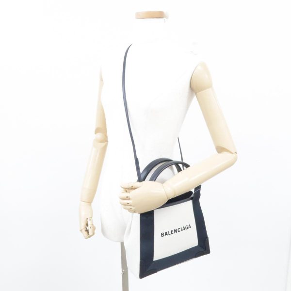 2700034835569e b Balenciaga Bag XS Canvas Natural Black