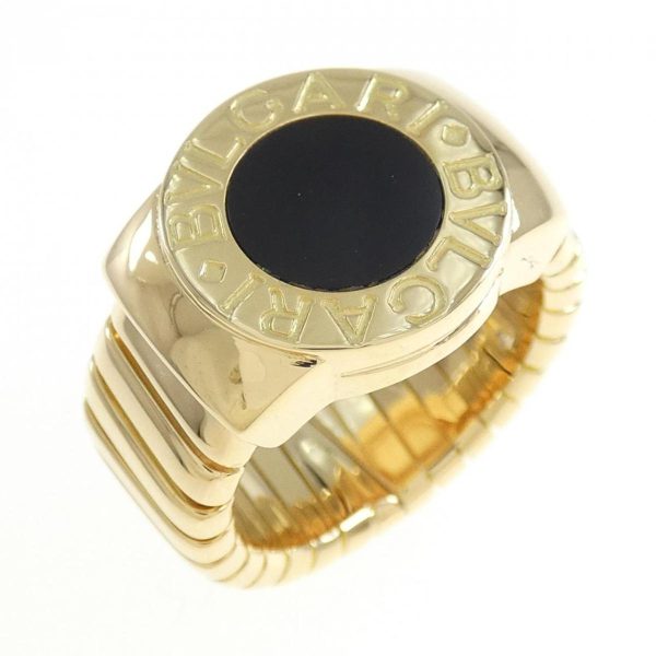 2700037569249 1 b BVLGARI Yellow Gold Diamond Ring Parentesi