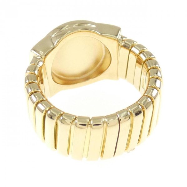 2700037569249 3 b BVLGARI Yellow Gold Diamond Ring Parentesi