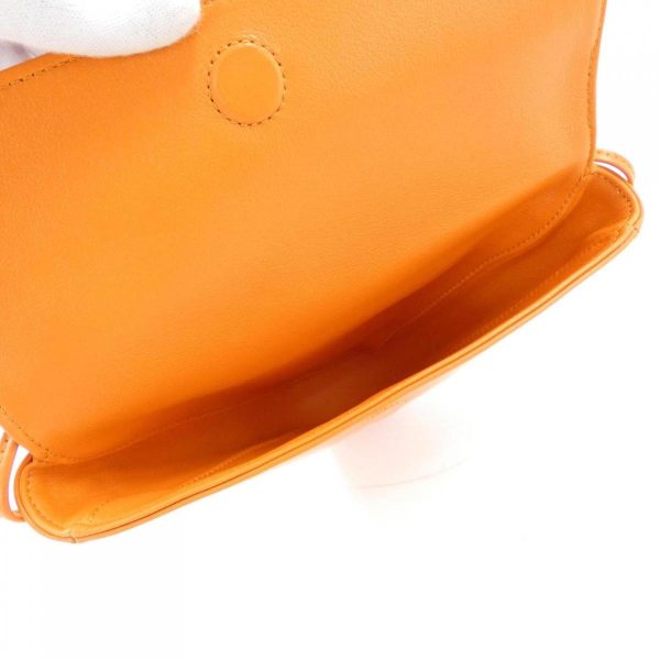 2700037662940 5 b Celine Triangle Shoulder Bag Orange