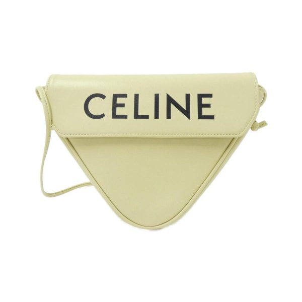 2700037662957 1 b Celine Triangle Shoulder Bag Pale