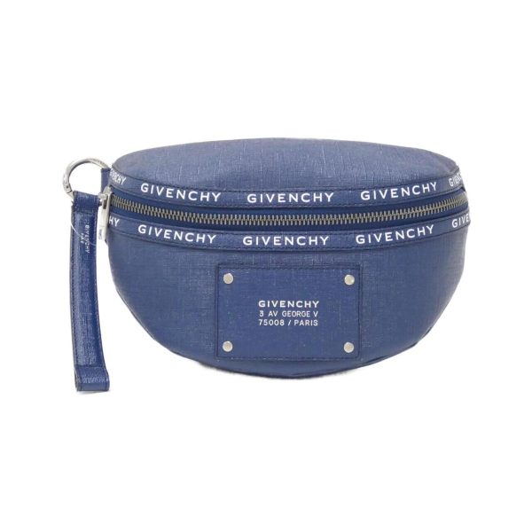 2700037724013 1 b Givenchy Tag Waist Bag Blue