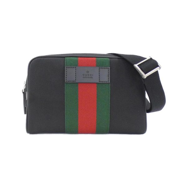 2700037825642 1 b Gucci Shoulder Bag Canvas Black