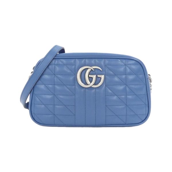 2700037896659 1 b Gucci GG Marmont Shoulder Bag Blue