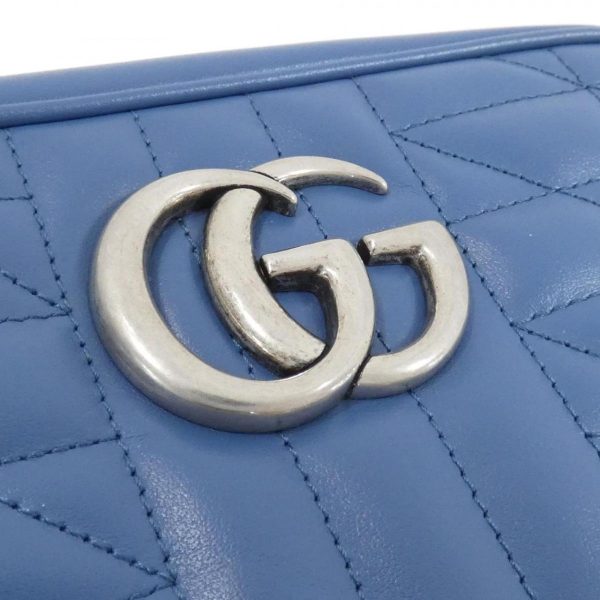 2700037896659 4 b Gucci GG Marmont Shoulder Bag Blue