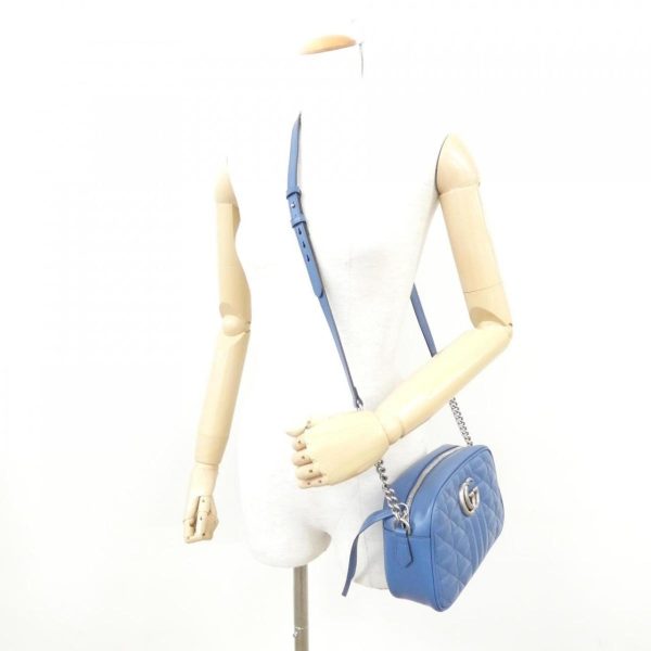 2700037896659 7 b Gucci GG Marmont Shoulder Bag Blue