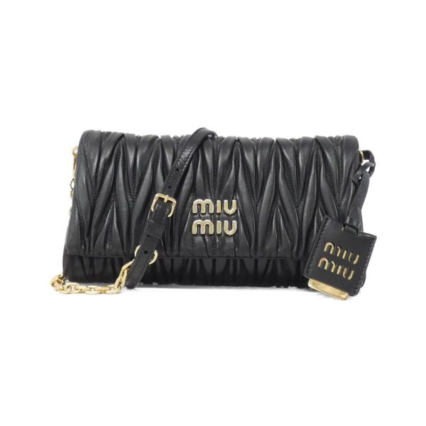 2700038155229 1 b Miu Miu Shoulder Bag Black