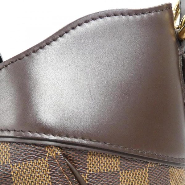 2700038383479 4 b Louis Vuitton Damier Sistine Medium Damier Ebene Canvas Shoulder Bag Brown