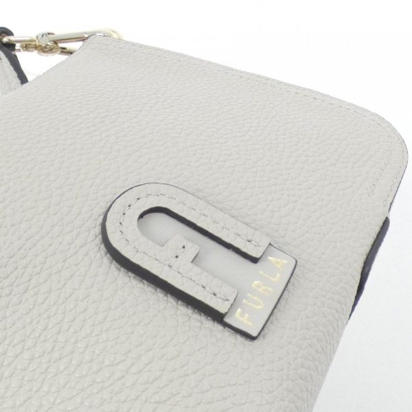 2700038565912 4 b Furla Athena Medium Leather Shoulder Bag White