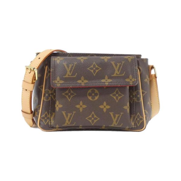 2700038578073 1 b Louis Vuitton Monogram Viva Cite PM Shoulder Bag Brown