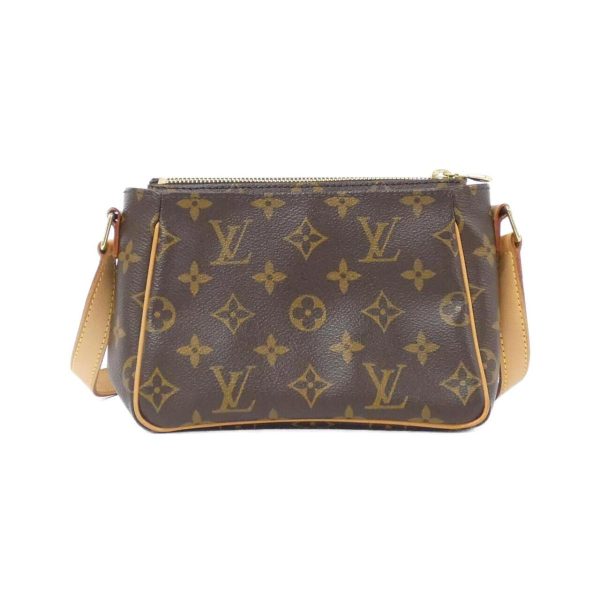 2700038578073 2 b Louis Vuitton Monogram Viva Cite PM Shoulder Bag Brown