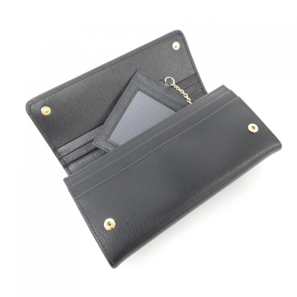 2700039070033 4 b PRADA Wallet Saffiano Leather NERO