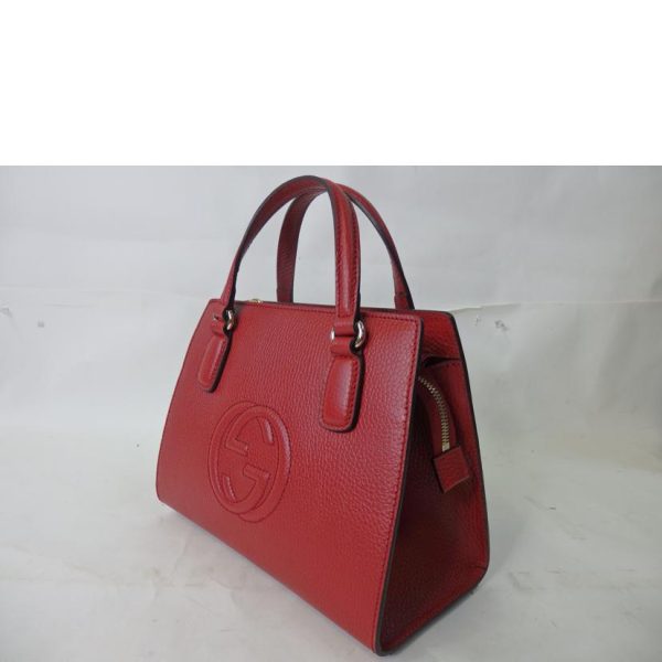 28294 3 Gucci Interlocking G 2Way Bag Red