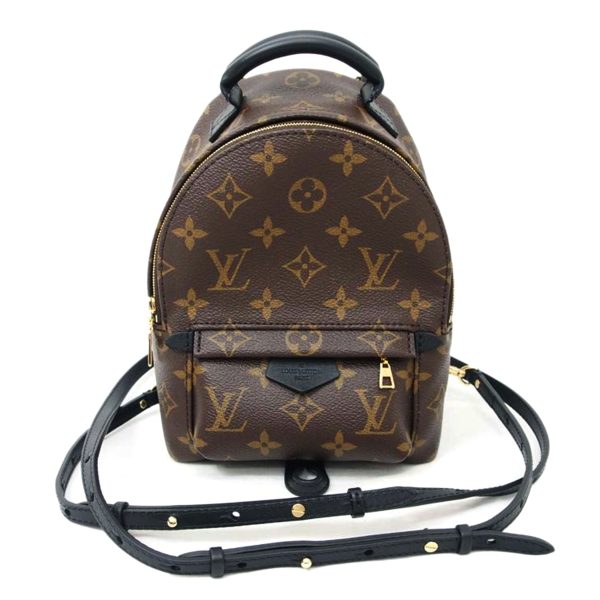 28788 1 Louis Vuitton Palm Springs Monogram Backpack Brown