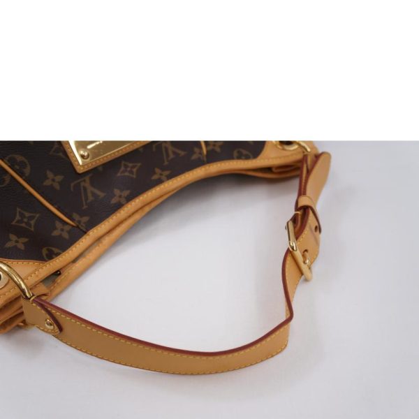 28865 3 Louis Vuitton Galiera Monogram Shoulder Bag Brown