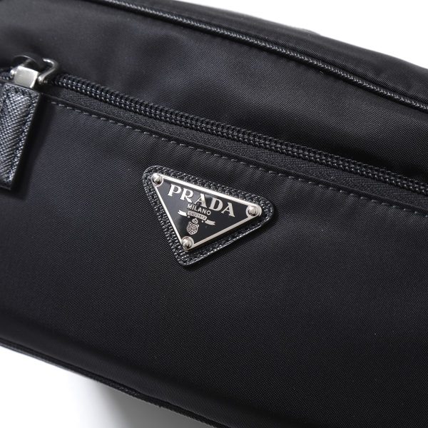 290901329 7 Prada Re Nylon Second Bag Travel Pouch Nero