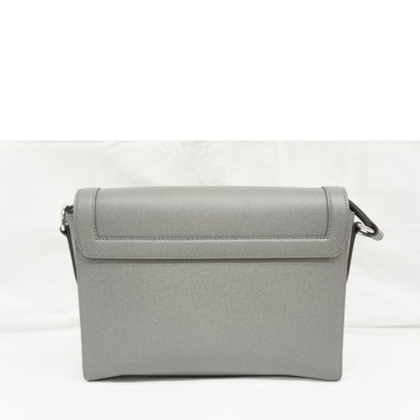 29987 2 Louis Vuitton New Flap Messenger Gray