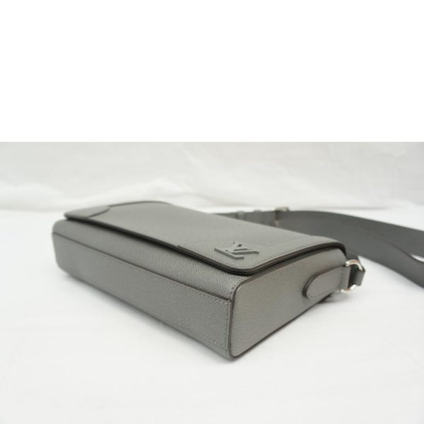 29987 3 Louis Vuitton New Flap Messenger Gray