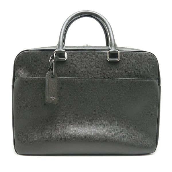 2sh0908 1 Louis Vuitton Overnight Taiga Briefcase Dark Gray