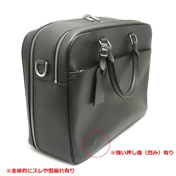 2sh0908 2 Louis Vuitton Overnight Taiga Briefcase Dark Gray