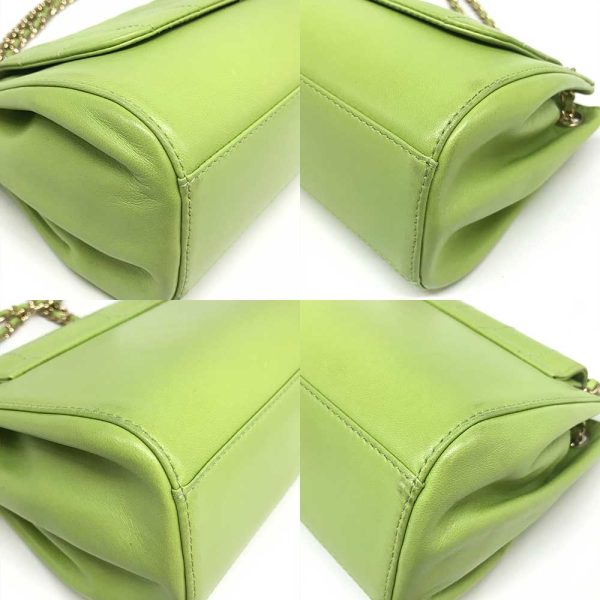 3 cha240421 2r 02 Chanel Chain Shoulder Chocolate Bar Leather Green