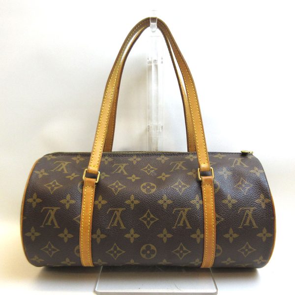 3 lv210201 2u 01 Louis Vuitton Monogram Papillon 30 GM Handbag Brown