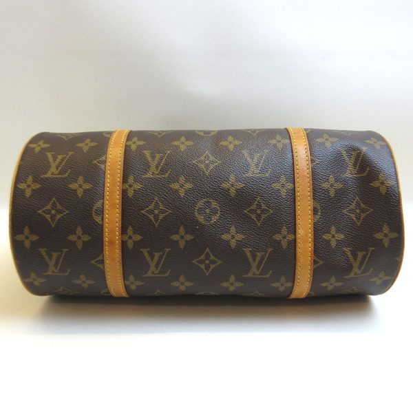 3 lv210201 2u 02 Louis Vuitton Monogram Papillon 30 GM Handbag Brown