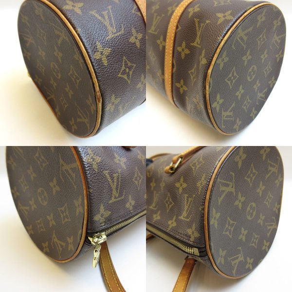 3 lv210201 2u 03 Louis Vuitton Monogram Papillon 30 GM Handbag Brown